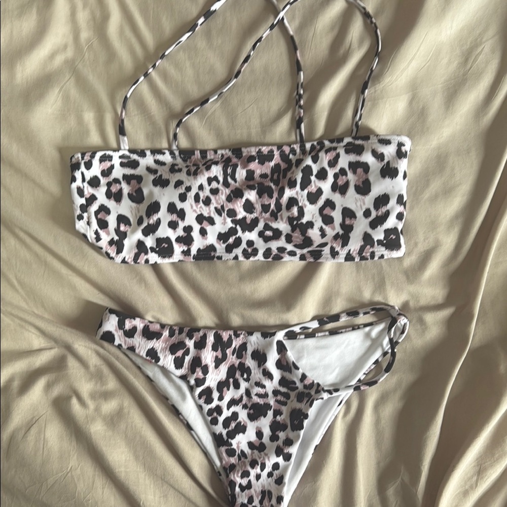 Leopard Print Bikini Set